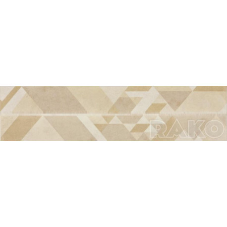 Listela Rako Triangle WLAMH049 béžová, 40x4,5cm