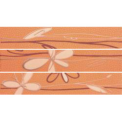 Listela Rako Linea WLAH5005 modrá, 25x4,5cm (set - 3ks)