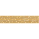 Listela Rako Delta WLAGE147 oranžová, 25x5cm