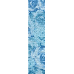 Listela Rako Orchidea WLAMC003 modrá, 9x40cm